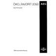 AEG FAV2050-W Owners Manual AEG FAV2050-W Owners Manual