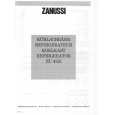 ZANUSSI ZU4155 Owners Manual ZANUSSI ZU4155 Owners Manual