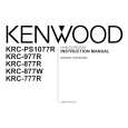 KENWOOD KRC-977R Owners Manual KENWOOD KRC-977R Owners Manual