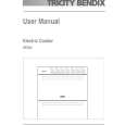 TRICITY BENDIX SE402W Owners Manual TRICITY BENDIX SE402W Owners Manual