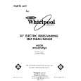 WHIRLPOOL RF3620XPW0 Parts Catalog WHIRLPOOL RF3620XPW0 Parts Catalog