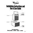 WHIRLPOOL ACS102XM Installation Manual WHIRLPOOL ACS102XM Installation Manual