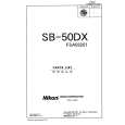 NIKON SB-50DX Parts Catalog NIKON SB-50DX Parts Catalog