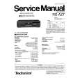 TECHNICS RSAZ7 Service Manual TECHNICS RSAZ7 Service Manual