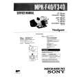 SONY MPKF40 Service Manual SONY MPKF40 Service Manual