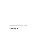 FAURE FRD352W Owners Manual FAURE FRD352W Owners Manual