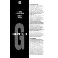JBL GCENTER Owners Manual JBL GCENTER Owners Manual