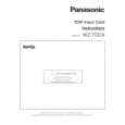 PANASONIC WZTDDA Owners Manual PANASONIC WZTDDA Owners Manual