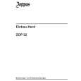 ZOPPAS ZOP22S Owners Manual ZOPPAS ZOP22S Owners Manual
