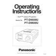 PANASONIC PTD9500U Owners Manual PANASONIC PTD9500U Owners Manual