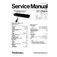 TECHNICS STZ980A Service Manual TECHNICS STZ980A Service Manual