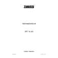 ZANUSSI TTI 160 C Owners Manual ZANUSSI TTI 160 C Owners Manual