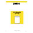ZANUSSI ZDT6253 Owners Manual ZANUSSI ZDT6253 Owners Manual