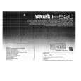 YAMAHA P-520 Owners Manual YAMAHA P-520 Owners Manual