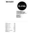 SHARP EL2195L Owners Manual SHARP EL2195L Owners Manual