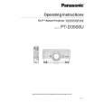 PANASONIC PT-D3500U Owners Manual PANASONIC PT-D3500U Owners Manual
