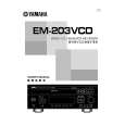 YAMAHA EM-203VCD Owners Manual YAMAHA EM-203VCD Owners Manual