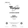 WHIRLPOOL LA5400XTF1 Parts Catalog WHIRLPOOL LA5400XTF1 Parts Catalog