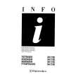ELECTROLUX WH2100 Owners Manual ELECTROLUX WH2100 Owners Manual