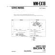 SONY WMEX18 Service Manual SONY WMEX18 Service Manual