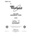 WHIRLPOOL MW8100XR0 Parts Catalog WHIRLPOOL MW8100XR0 Parts Catalog