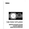 YAMAHA NS-10M STUDIO Owners Manual YAMAHA NS-10M STUDIO Owners Manual