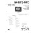 SONY WMFX613 Service Manual SONY WMFX613 Service Manual