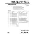 SONY WMFX473 Service Manual SONY WMFX473 Service Manual