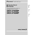 PIONEER DEH-3750MP/XM/GS Owners Manual PIONEER DEH-3750MP/XM/GS Owners Manual