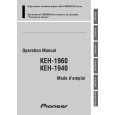 PIONEER KEH-1940/XIN/EW Owners Manual PIONEER KEH-1940/XIN/EW Owners Manual