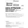 PIONEER KEH-P7900R/X1B/EW Service Manual PIONEER KEH-P7900R/X1B/EW Service Manual