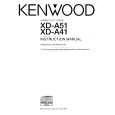 KENWOOD XDA41 Owners Manual KENWOOD XDA41 Owners Manual