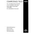 AEG COMP750B Owners Manual AEG COMP750B Owners Manual