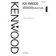 KENWOOD KX-W6020 Owners Manual KENWOOD KX-W6020 Owners Manual