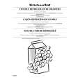 WHIRLPOOL KDDA27TRS00 Owners Manual WHIRLPOOL KDDA27TRS00 Owners Manual