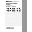 PIONEER VSX-D511-K Owners Manual PIONEER VSX-D511-K Owners Manual
