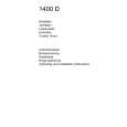 AEG 1400D-M/S Owners Manual AEG 1400D-M/S Owners Manual