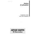 ARTHUR MARTIN ELECTROLUX CM6365-1 Owners Manual ARTHUR MARTIN ELECTROLUX CM6365-1 Owners Manual