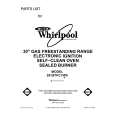 WHIRLPOOL SF387PCYN0 Parts Catalog WHIRLPOOL SF387PCYN0 Parts Catalog