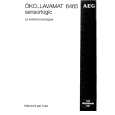 AEG LAV6465W Owners Manual AEG LAV6465W Owners Manual