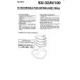 SONY SU32AV100 Owners Manual SONY SU32AV100 Owners Manual