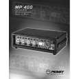 PEAVEY MP400 Owners Manual PEAVEY MP400 Owners Manual