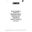 ZANUSSI ZF19/4D Owners Manual ZANUSSI ZF19/4D Owners Manual