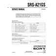 SONY SRSA21GS Service Manual SONY SRSA21GS Service Manual