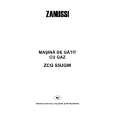 ZANUSSI ZCG55UGW Owners Manual ZANUSSI ZCG55UGW Owners Manual