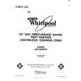 WHIRLPOOL SF333PSPT0 Parts Catalog WHIRLPOOL SF333PSPT0 Parts Catalog