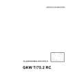 THERMA GKW T/75.2 R Owners Manual THERMA GKW T/75.2 R Owners Manual