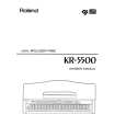 ROLAND KR-5500 Owners Manual ROLAND KR-5500 Owners Manual