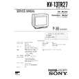 SONY KV13TR27 Service Manual SONY KV13TR27 Service Manual