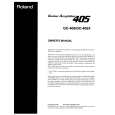 ROLAND GC-405 Owners Manual ROLAND GC-405 Owners Manual